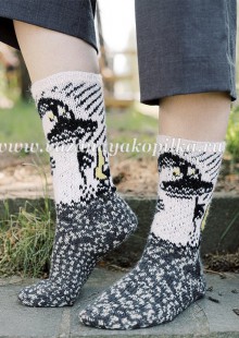 СВ Вязаная мода Теплые носки, гетры, тапочки